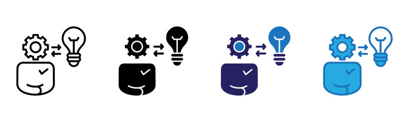 Specialist Icon Multi Style Vector Illustration