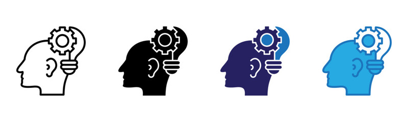 Expert Icon Multi Style Vector Illustration