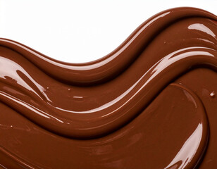 ダークチョコレートの流れのテクスチャ/Dark chocolate flow texture