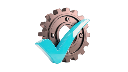 Gear and Checkmark