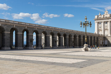 Obraz premium Royal Palace of Madrid, Spain