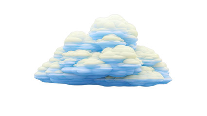 Stylized Cloud Formation with Layered Texture