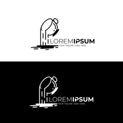 Coffee logo with simple design template, cafe logos