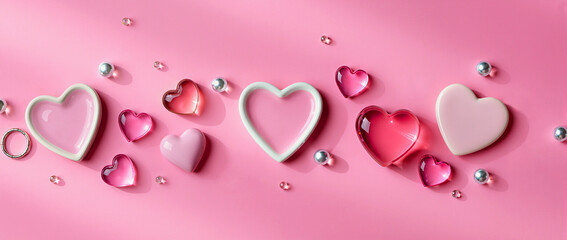 pink valentine background