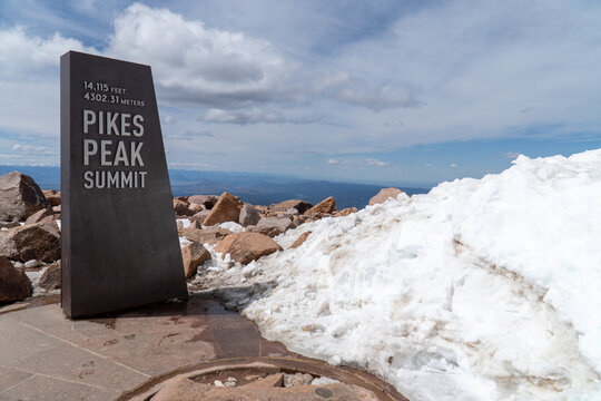 Pikes Peak Sign, Colorado