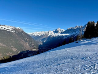 ski resort in the alps