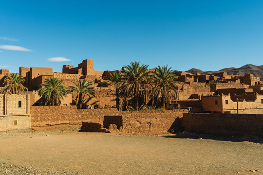 Ancient Mud Brick Village in Morocco