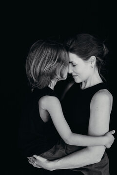 Embrace of Love Between Mother and Child r in Timeless Moment