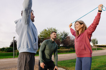 Couple exercises as part of a comprehensive preventive health routine