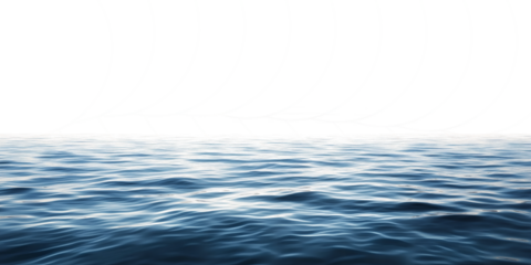 Ethereal dark blue water surface with gentle ripples, evoking serenity and mystery.