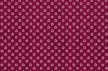 絞りの質感がやさしい、梅花模様の手揉み和紙