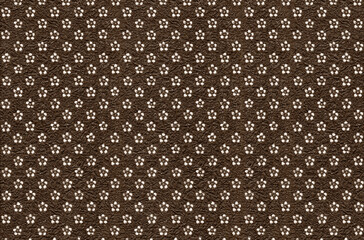 絞りの質感がやさしい、梅花模様の手揉み和紙