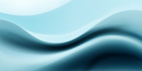 Soft, flowing wavy shapes in various shades of blue, creating a calming atmosphere with smooth transitions and subtle gradient effects.