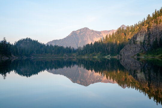 calm lake water 