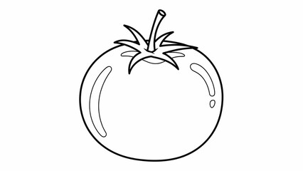 hand drawn vector illustration of an apple