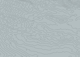 Curvas de nivel sobre fondo solido. Mapa topogr&aacute;fico