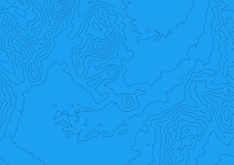 Curvas de nivel sobre fondo solido. Mapa topogr&aacute;fico