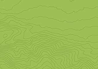 Curvas de nivel sobre fondo solido. Mapa topogr&aacute;fico
