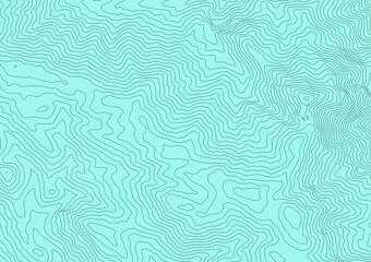 Curvas de nivel sobre fondo solido. Mapa topogr&aacute;fico