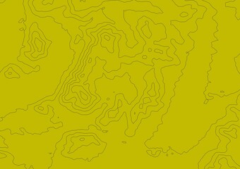 Curvas de nivel sobre fondo solido. Mapa topogr&aacute;fico