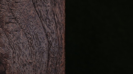 Empty wooden table top, brown color