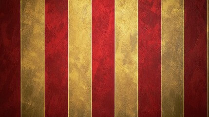 赤と金の縦縞模様