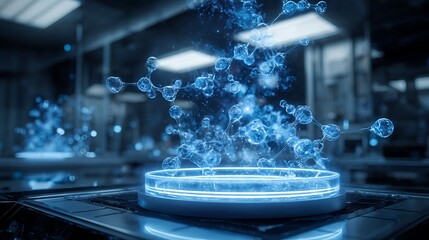 nanotechnology drug development platform, AI powered molecular visualization,