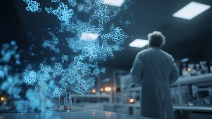 nanotechnology drug development platform, AI powered molecular visualization,