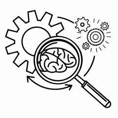 Focus and Productivity Improvement Minimal Vector Icon