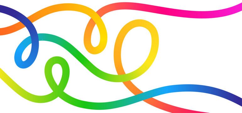 Gradient Curve Shape Ribbon Background. Vector Party Graphic Design.Abstract Color Lines Pattern.  Gradient Color Wave Lines.Abstract Color Lines Pattern. Gradient Curve Shape Ribbon Background.