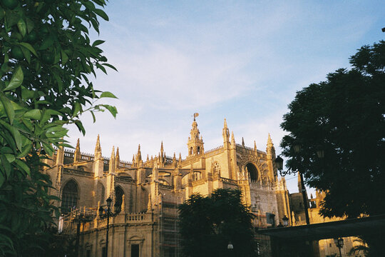  Seville Cathedral at Sunset