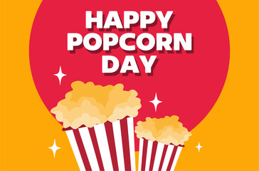 Happy National Popcorn Day with delicious popcorn