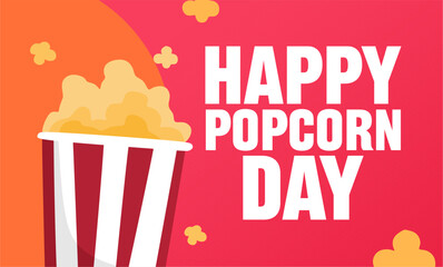 Happy National Popcorn Day with delicious popcorn