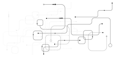 Abstract futuristic technology background.