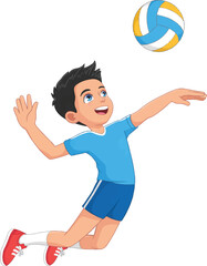 boy playing football