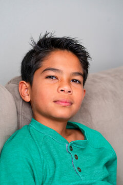 headshot of casual boy