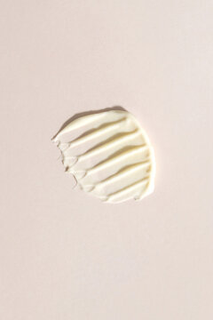 Cream Pattern on Beige Background Creates a Smooth Texture Design