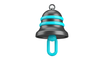 Modern Bell with Blue Accents