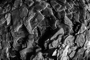 Ice on the shore abstract background