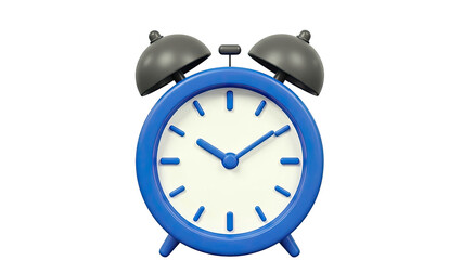 Blue 3D Alarm Clock