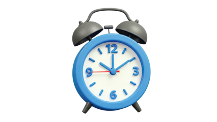Blue Alarm Clock
