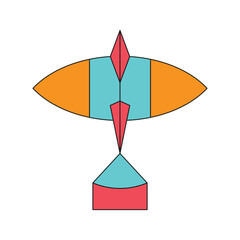 colorful kite illustration