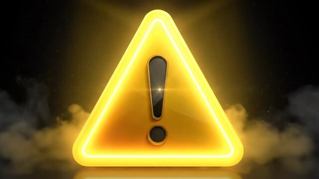 Warning Sign Alert - A Visual Guide to Safety and Caution.