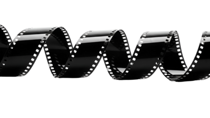 Black and white film strip