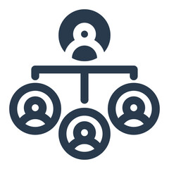 Organizational chart and team hierarchy management