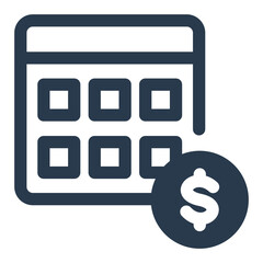 Payroll management system Vector Icon