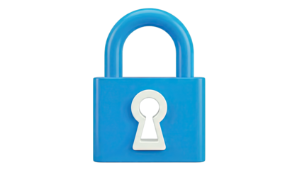 Blue Padlock Icon