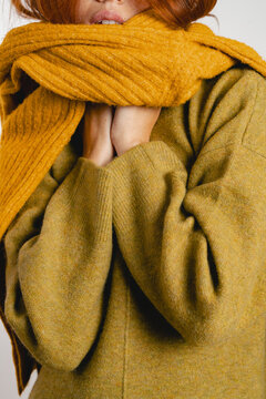 Cozy Autumn Layers Close-Up
