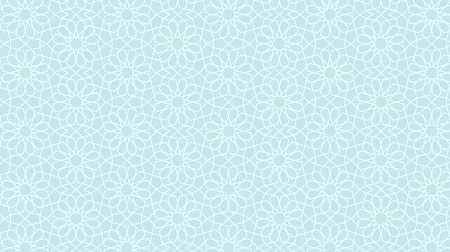 Islamic background classic Arabian pattern style loop animation banner video