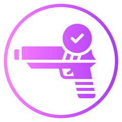 gun gradient icon